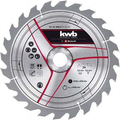 49589341KWB by Einhell TCT Zāģa asmens 250x30mm 24Z