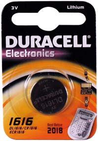 Baterija DURACELL CR1616