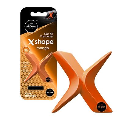 Auto gaisa atsvaidzinātājs AROMA CAR X Shape Mango