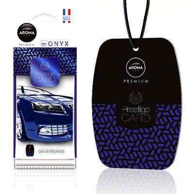 Auto gaisa atsvaidzinātājs AROMA PRESTIGE CARD Onyx
