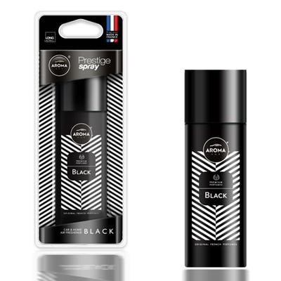Auto gaisa atsvaidzinātājs AROMA PRESTIGE SPRAY Black