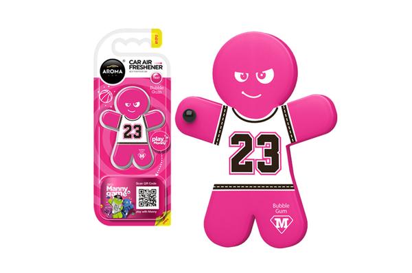 Auto gaisa atsvaidzinātājs AROMA CAR MANNY Bubble Gum