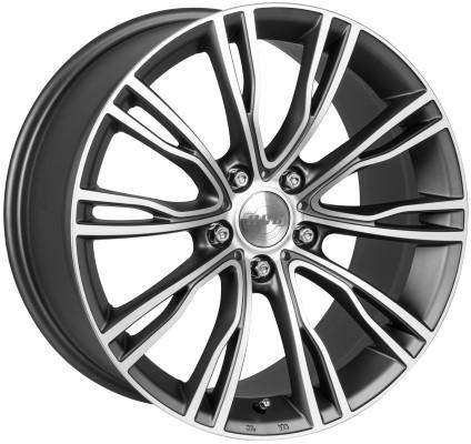 Vieglmetāla diski 5X120 19X9,0 ET50 GOLI SGM 74,1 KOMPL.