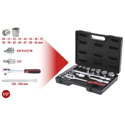 KS Tools instrumentu komplekts 20gab. 1/2