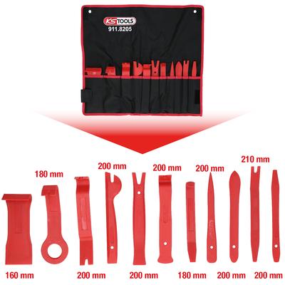 KS Tools plastmasas ķīļu kompl. 11-daļīgs
