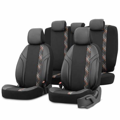 Auto sēdekļu pārvalku komplekts OTOM HORIZON 1805, oranžs, 3-ZIP