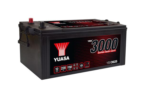 YUASA 12V 220Ah 1150A SHD SMF 516X274X236 otsal +/-