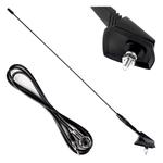 Auto antena ANT01 41 cm ar 5 mm adapteri
