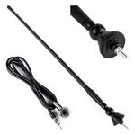 Gumijas auto antena ANT02 34 cm ar 5 mm adapteri