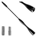Alumīnija auto antenas kāts ANTM04 16 cm ar 5/6 mm adapteri
