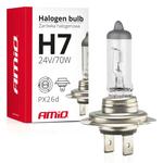 Halogēna spuldze H7 24 V 70 W UV filtrs E8