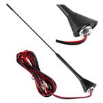 Auto antena ANT08 40 cm ar pastiprinātāju