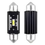 LED CANBUS spuldze C5W/C10W/C3W 1SMD 1860 UltraBright 39 mm balta 12/24 V