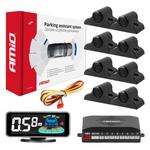 Parkošanās sistēma LED-GRAF 3D ar 8 melniem TRUCK sensoriem, 19 mm