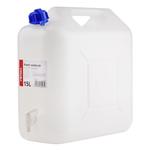 Plastmasas ūdens kanna ar krānu 15 l