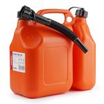 Divkameru plastmasas degvielas kanna 6 l + 2,5 l