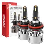 LED auto spuldzes K3 sērija H8/H9/H11/H16 CANBUS 6000 K 12 V