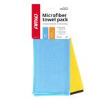 Mikrošķiedras dvielis 2-in-1 žāvēšanai un stikliem 30×40 cm, 300/600 g