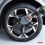 Mikrošķiedras aplikators riteņu tīrīšanai