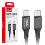 FullLINK USB-C–USB-C kabelis 60 W, 200 cm