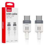 FullLINK USB-C–USB-C kabelis 60 W, 200 cm