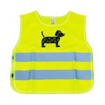 Sertificēta bērnu drošības veste DOG, dzeltena