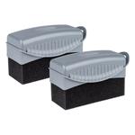 Riepu kopšanas aplikatori plastmasas futrālī, mīksti, 2 gab.