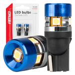 LED CANBUS spuldze T10 W5W 5SMD 3030 balta 12/24 V