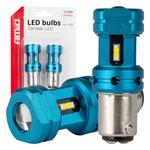 LED CANBUS spuldze 1157 BAY15D P21/5W 4SMD 1860 balta 12/24 V