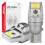 LED CANBUS spuldze T15 W16W 2SMD 3570 balta 12/24 V