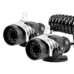 TIR spirālveida kabelis 2×7 PIN EBS tips 5 m 24 V