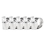 Skrūvējamas šļūteņu skavas W2 8–16 mm/9 mm, 5 gab.