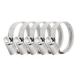 Skrūvējamas šļūteņu skavas W2 25–40 mm/9 mm, 5 gab.