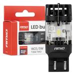 LED spuldze LumiTec T20D 7443 W21/5W Full CANBUS balta 12 V, 1 gab.