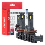 LED auto spuldzes F25 Silver Full CANBUS H8/H9/H11/H16 62 W 12/24 V