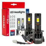 LED auto spuldzes F25 PRO Black Full CANBUS H3 68 W 12/24 V