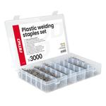 Plastmasas metināšanas skavu komplekts, 3000 gab.