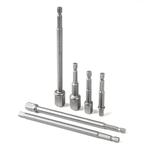 Muciņu adapteru komplekts HEX 1/4