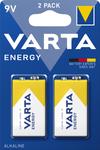 Varta Longlife Power baterijas 9 V, 2 gab.