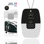 Auto gaisa atsvaidzinātājs AROMA PRESTIGE CARD Silver