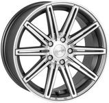 Vieglmetāla diski 5X112 18X8,0 ET30 VLTR MGM 66,6 KOMPL.