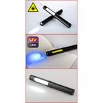 KS Tools inspekcijas lampa 350lm, UV un lāzera rādītājs