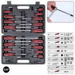 KS Tools ERGOTORQUEplus skrūvgriežu un uzgaļu komplekts 39-daļīgs
