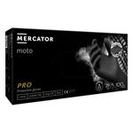 MERCATOR MOTO nitrila cimdi, melni, XXL izmērs, 100 gab.