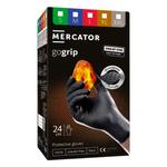 Mercator GoGrip ONE-BY-ONE nitrila cimdi, melni, XL izmērs, 100 gab.