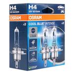 Halogēna spuldzes Osram H4 Cool Blue Next Gen 5000 K 12 V 60/55 W, 2 gab.