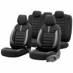 Auto sēdekļu pārvalku komplekts OTOM LIMITED 102, melns/pelēks, 3-ZIP