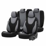 Auto sēdekļu pārvalku komplekts OTOM RUBY 1202, pelēks/melns, 3-ZIP